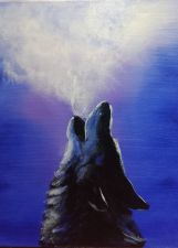 Apro peinture: Le loup