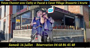 Karaok Show  Canet Village Brasserie L 'curie