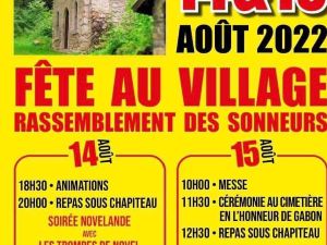 Novel 14 aot fte au village