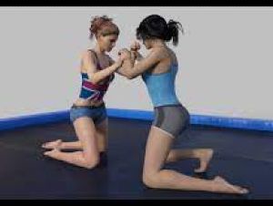 Combats prives entre femmes amateur(es) de lutte 