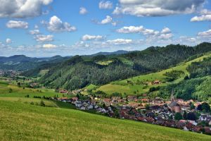 Oberharmersbach : Vesperweg et Vogesenblick