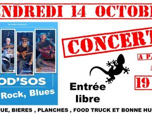 Concert POD SOS  Free mousse  saint jean de muzols