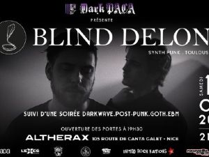 Blind Delon en concert + Soire Darkwave.Post Punk