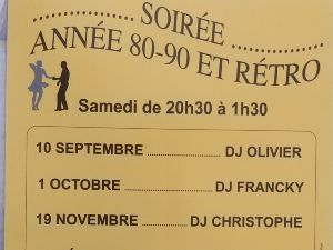 Soire Anne 80-90 Et Rtro  Les Sorinires