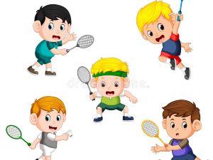Badminton, le five - saint louis