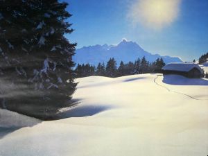 Ski de piste tranquile  Villars s/Ollon