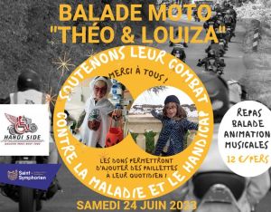 Balade moto Theo et Louiza Handi side Niort