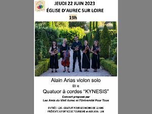 concert exceptionnel  le Violon Virtuose  Aurec 