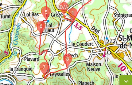 Boucle de la Grze ( 4 villages)