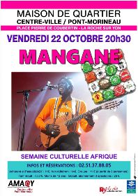 MANGANE concert Maison de Quartier Pont-Morineau