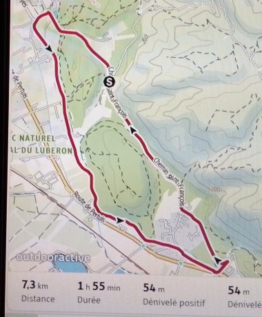 Parcours du Chemin de l'Aum&ocirc;ne