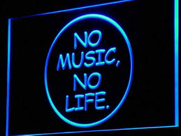 ADVPRO Enseigne Lumineuse i848-b No Music No Life Bar Beer Roll Rock Light  Sign : Amazon.fr: Luminaires et &Eacute;clairage
